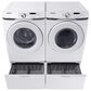 Samsung 4.5 Cu. Ft. Front Load Washer and 7.5 Cu. Ft. Electric Dryer with Sensor Dry Laundry Pair in White, , large