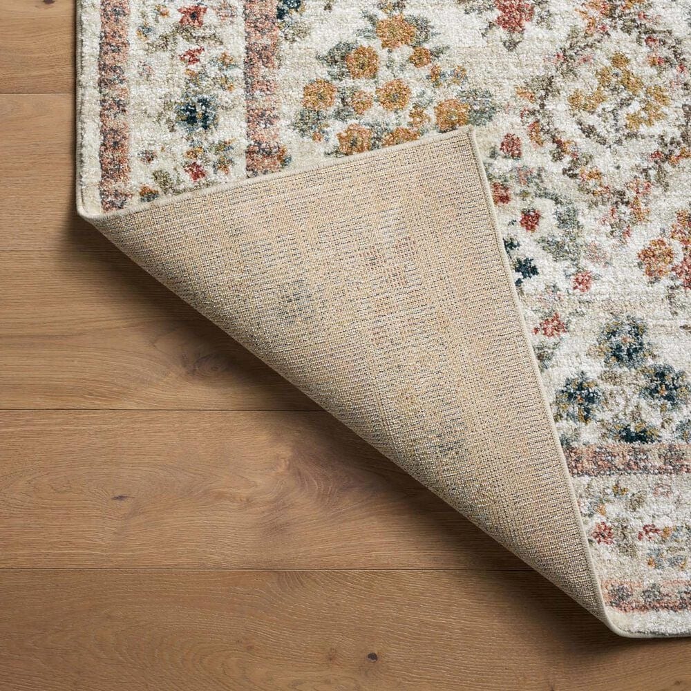 Rifle Paper Co. x Loloi Laurel Parquet 2&#39;8&quot; x 4&#39; Cream Area Rug, , large