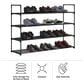 Timberlake 4-Tier Shoe Rack in Black, , large