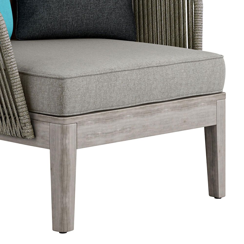 Hearth and Haven Carmel Outdoor Conversation Chair with Cushion in Sand Drift, , large