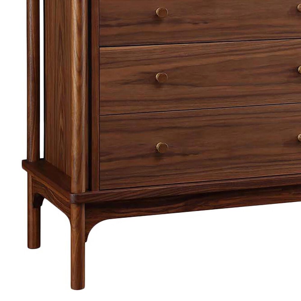 Stickley Furniture Walnut Grove 8-Drawer Dresser in Warm Brown, , large