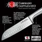 Power A Damashiro 7-Piece Kin Knife Block Set in Stainless Steel, , large