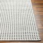 Surya Ariel White and Charcoal 10" x 14 Area Rug, , large