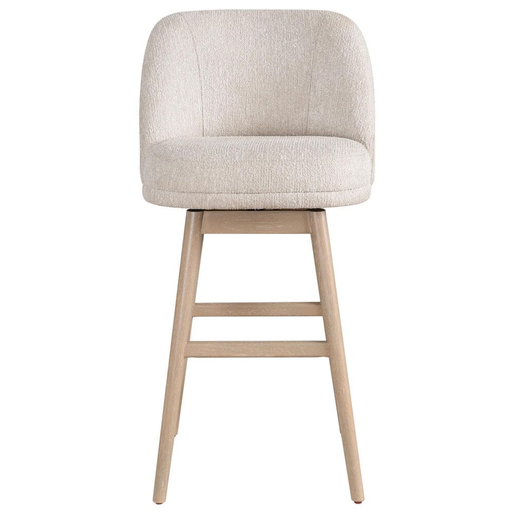 Armen Living Sadie 30" Swivel Bar Stool in Washed Wood, , large