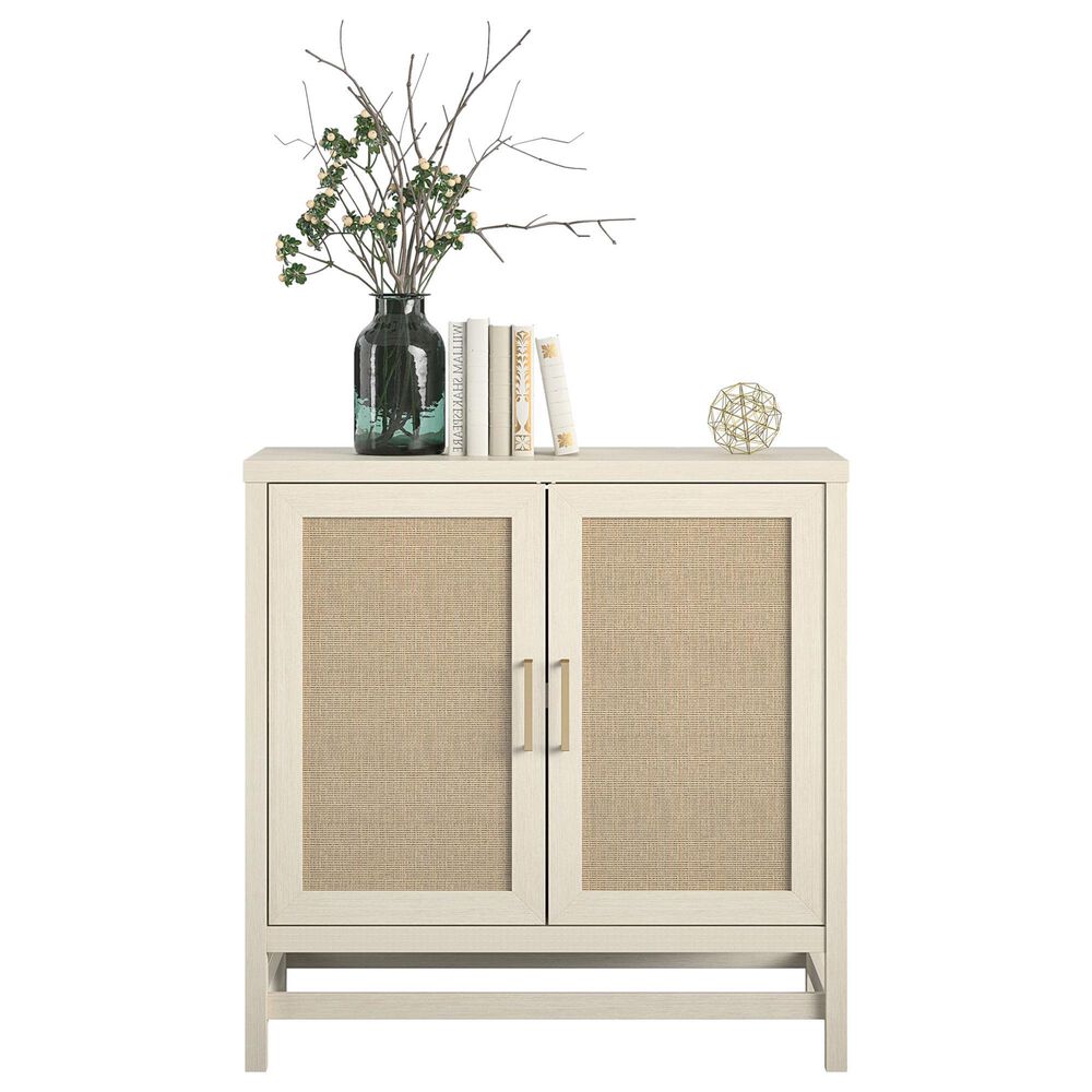 DHP Lystra 2-Door Storage Cabinet in Ivory Oak, , large