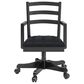 Ashley Wildenauer Swivel Desk Chair in Warm Satin Black, , large