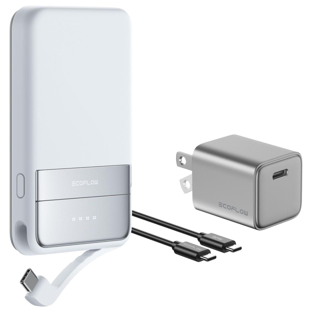 EcoFlow Rapid Magnetic 5000mAh Power Bank in Silver, , large
