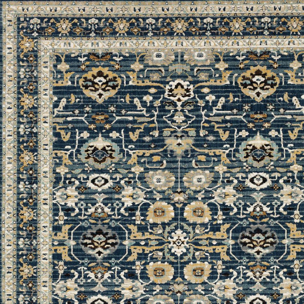 Karastan Zephyr Amphora 9211850150 5'3" x 7'10" Majolica Blue Area Rug