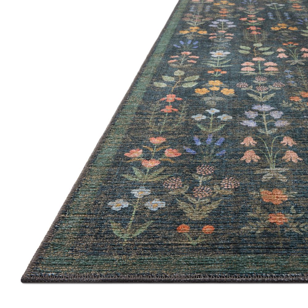 Rifle Paper Co. x Loloi Edinburgh Navy and Multicolor 5' x 7'6" Area Rug, , large
