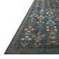 Rifle Paper Co. x Loloi Edinburgh Navy and Multicolor 5" x 7"6" Area Rug, , large