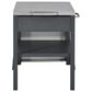 Hearth and Haven Outdoor Foldable Kitchen Cart with Side Table in Gray, , large