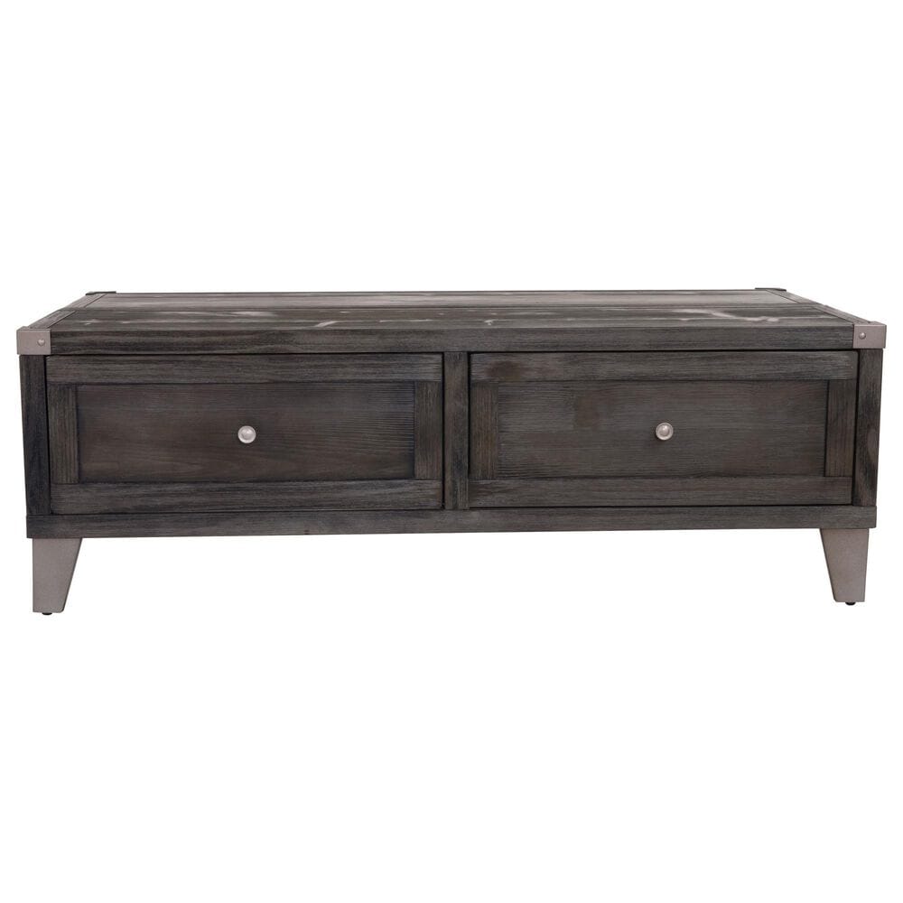 Ashley Todoe Lift Top Cocktail Table in Dark Gray, , large