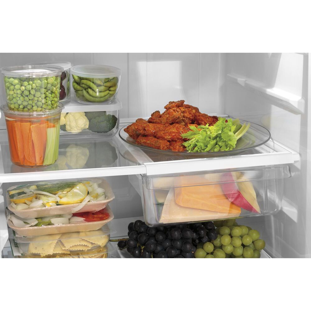 GE Appliances 16.6 Cu. Ft. Top-Freezer Frost Free Refrigerator in White, , large