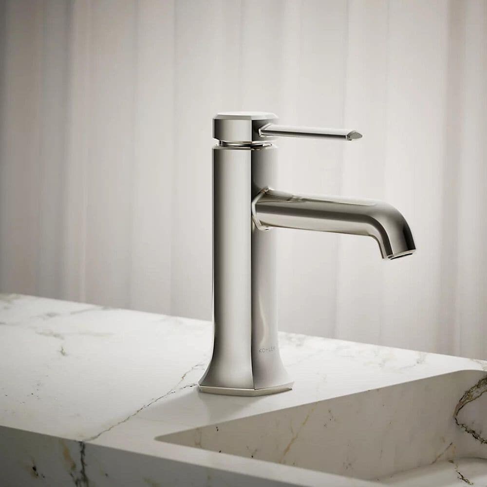 Kohler Occasion Single-Handle Bathroom Sink Faucet in Vibrant Polished Nickel, , large