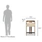 Jennifer Taylor Home Millwick Counter Stool in Natural Blonde, , large