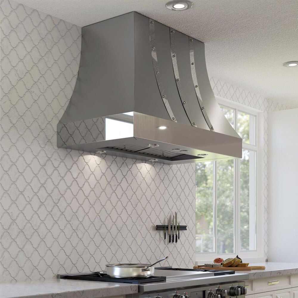 Elica Oristano 36" Wall Mount Range Hood in Stainless Steel, , large