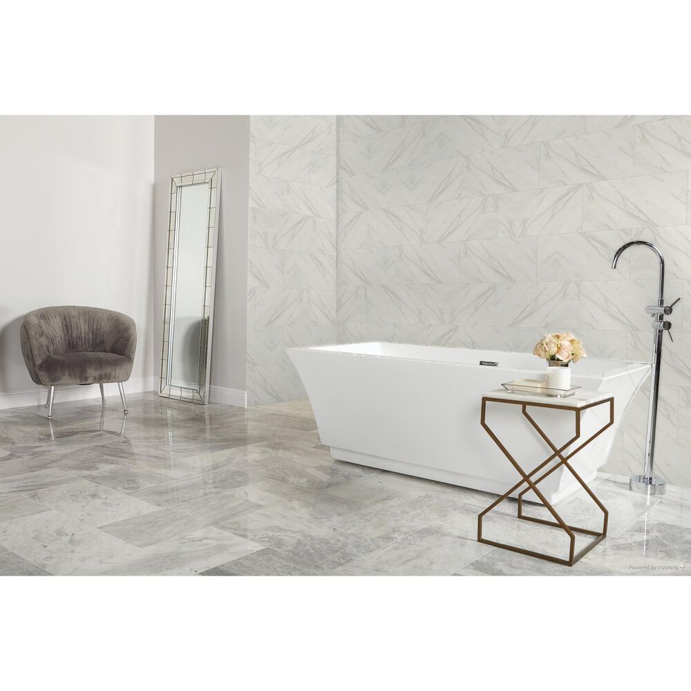 Dal-Tile Florentine Carrara 12&quot; x 24&quot; Matte Ceramic Tile, , large