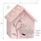 Lambs and Ivy Petals Table Top Night Light LED Lamp in Pink and Gray, , large