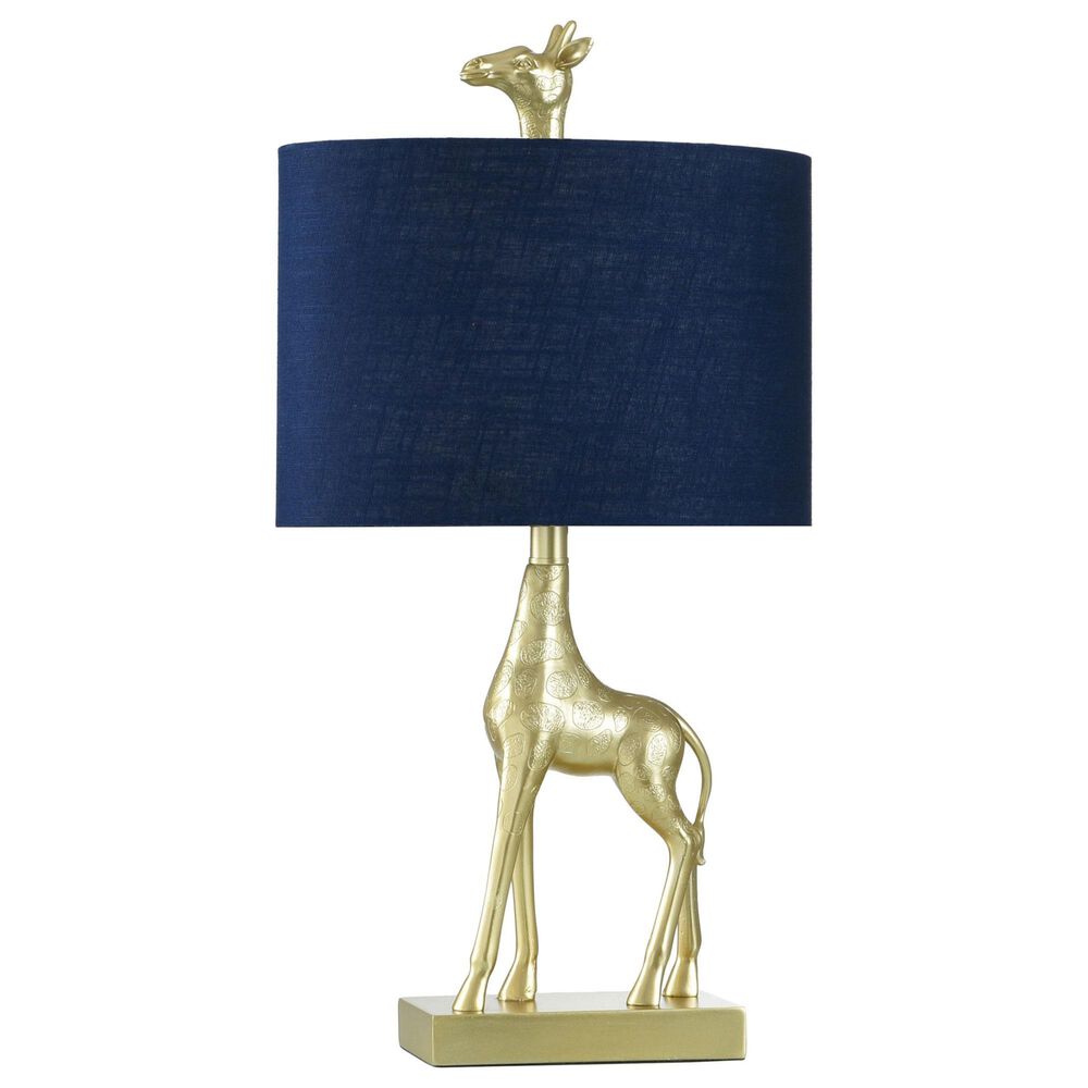 Flair Industries Poly Giraffe Table Lamp in Gold, , large