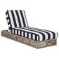 Safavieh Gillian Daybed in Navy, , large