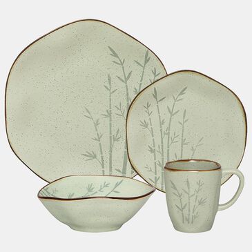 Oxford Ryo 16-Piece Dinnerware Set in Bamboo Porcelain, , large