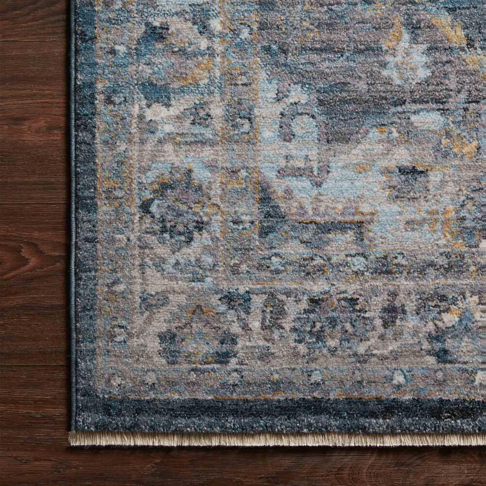 Loloi II Samra SAM-01 2&#39;3&quot; x 3&#39;10&quot; Denim and Grey, , large
