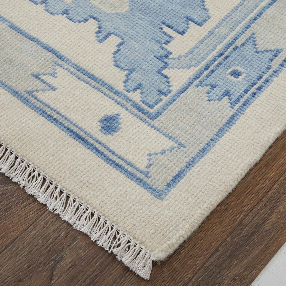 Feizy Karina 3&#39;6&quot; x 5&#39;6&quot; Ivory and Blue Area Rug, , large