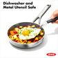 Green Pan Mira 8" Open Frypan Uncoated in Stainless Steel, , large