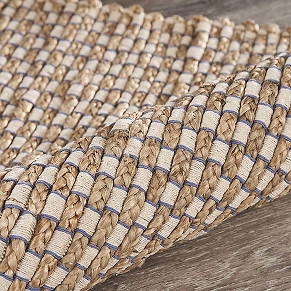 L&amp;R Resources Natural Fiber 9&#39; x 12&#39; Indigo Area Rug, , large