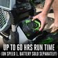 EGO 18-in 56-Volt 5-Speed High Velocity Indoor/Outdoor Grey Misting Floor Fan (Battery and Charger Not Included), , large