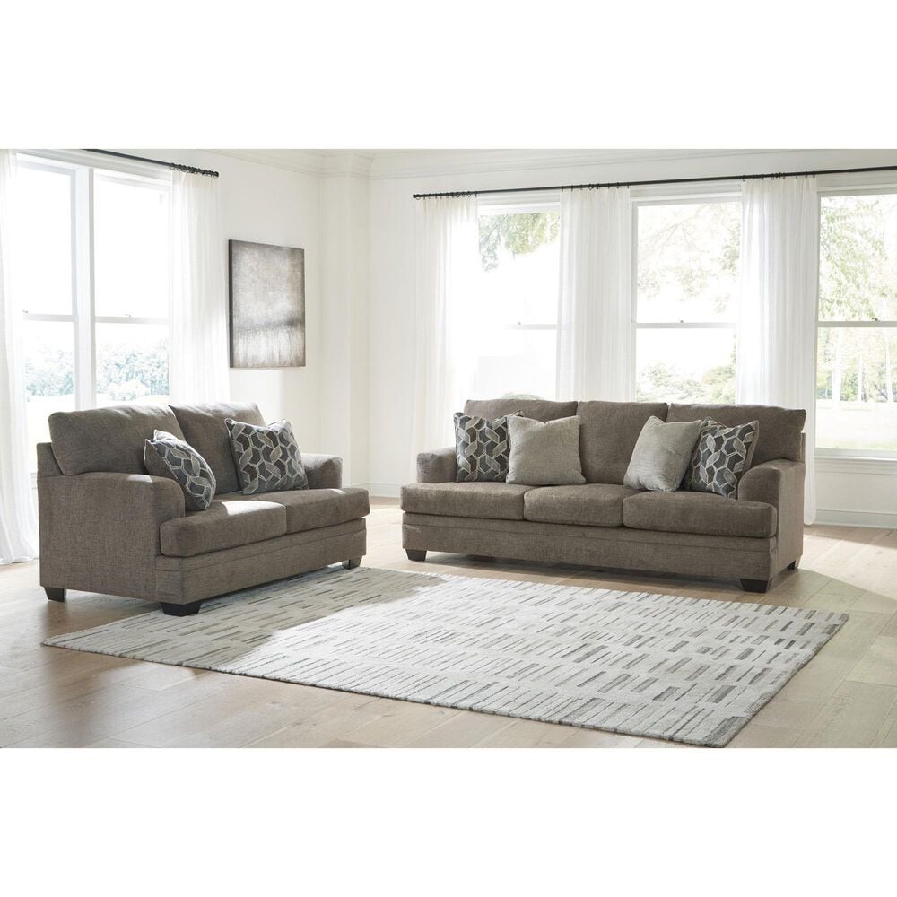 Ashley Stonemeade Stationary Sofa in Nutmeg, , large