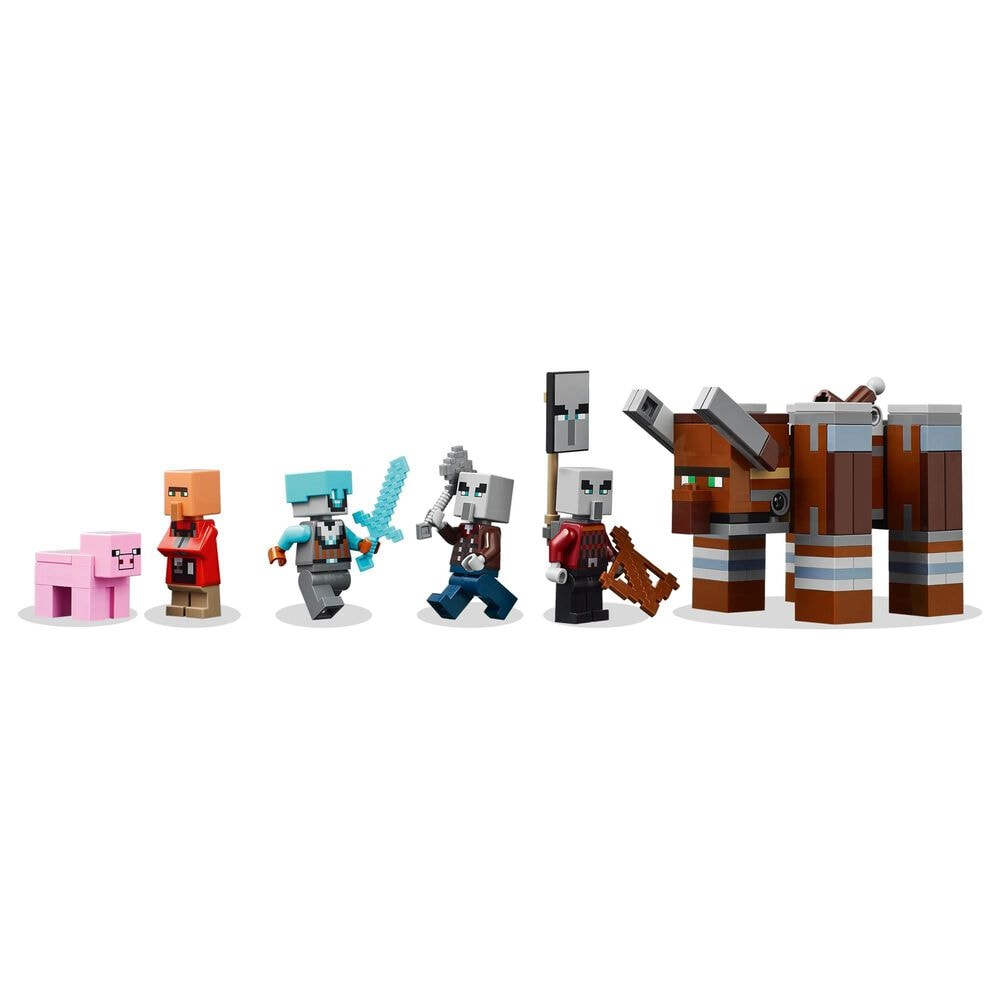 LEGO Minecraft The Pillager Outpost and Ravager Building Set, , large