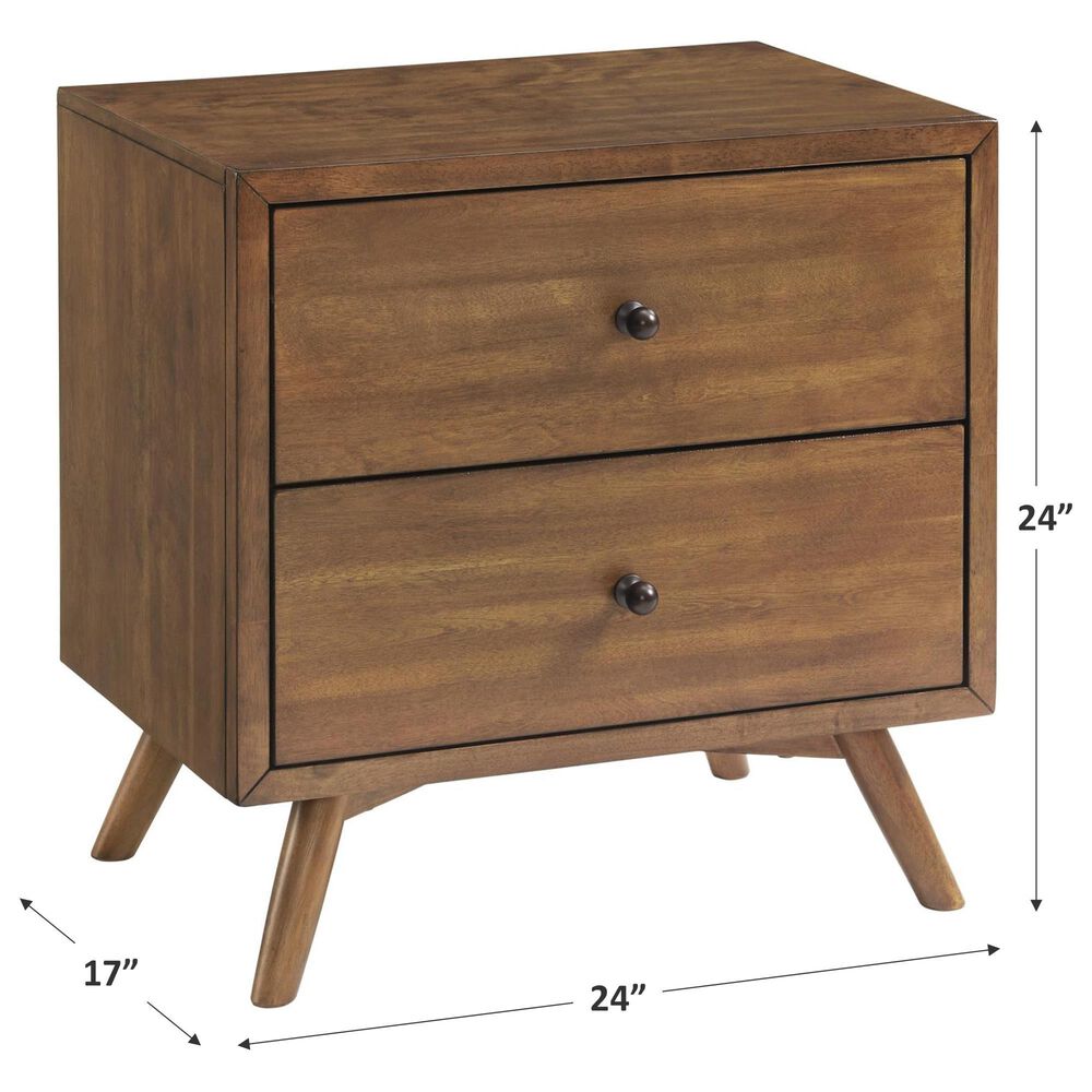 Martin Svensson Home 2-Drawer Nightstand in Cinnamon, , large
