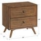 Martin Svensson Home 2-Drawer Nightstand in Cinnamon, , large
