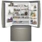 GE Appliances 27.8 Cu. Ft. French Door Refrigerator with TwinChill Evaporators in Slate, , large