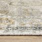 Oriental Weavers Windham Grey and Gold 10" x 14" Area Rug, , large