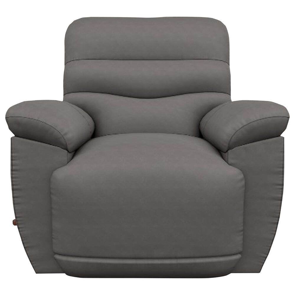 La-Z-Boy Joshua Manual Rocker Recliner with Tall Base in Goshen Grey, , large