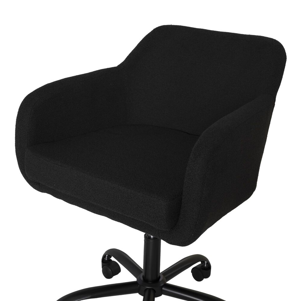 Linon Home Decor Rylen Office Chair in Black, , large