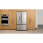 KitchenAid 24 Cu. Ft. Counter-Depth French Door Smart Refrigerator with External Water Dispenser in PrintShield Stainless Steel, , large