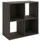 Ashley Piperton 4-Cube Organizer in Charcoal, , large