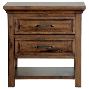 Cedar and Sage Hill Crest Nightstand in Dark Chestnut, , large
