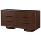 Alder & Tweed Calder 6 Drawer Dresser Only in Mocha Burl, , large