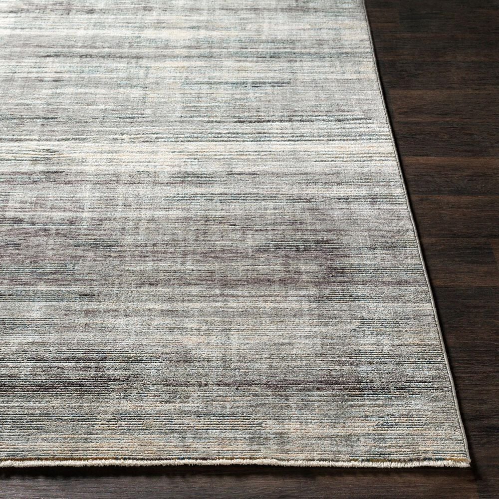 Surya Presidential PDT-2309 2&#39; x 3&#39;3&quot; Charcoal, Ivory and Blue Area Rug, , large