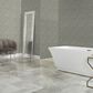 Dal-Tile Rekindle Light Grey 13.5" x 13.5" Canvas Dot Porcelain Mosaic Sheet, , large