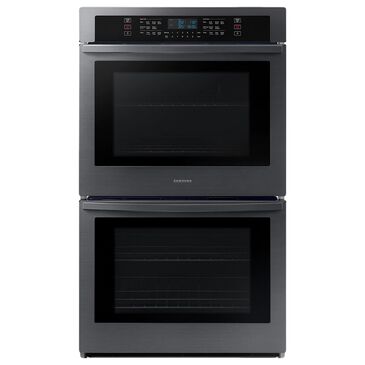 Samsung 30" Built-In Double Electric Wall Oven in Black Stainless Steel, , large