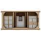 James Martin Kinnsden 48" Single Bathroom Vanity in Weathered Oak with 3 cm Carrara Marble Top and Rectangular Sink, , large