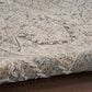 Nourison Lynx 12" x 15"9" Ivory, Grey and Blue Area Rug, , large