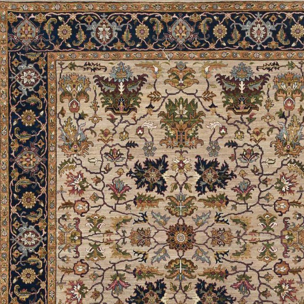 Amer Rugs Antiquity 10&#39; x 14&#39; Camel and Blue Area Rug, , large