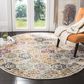 Safavieh Madison MAD611B-5R 5" Round Cream/Multi Area Rug, , large