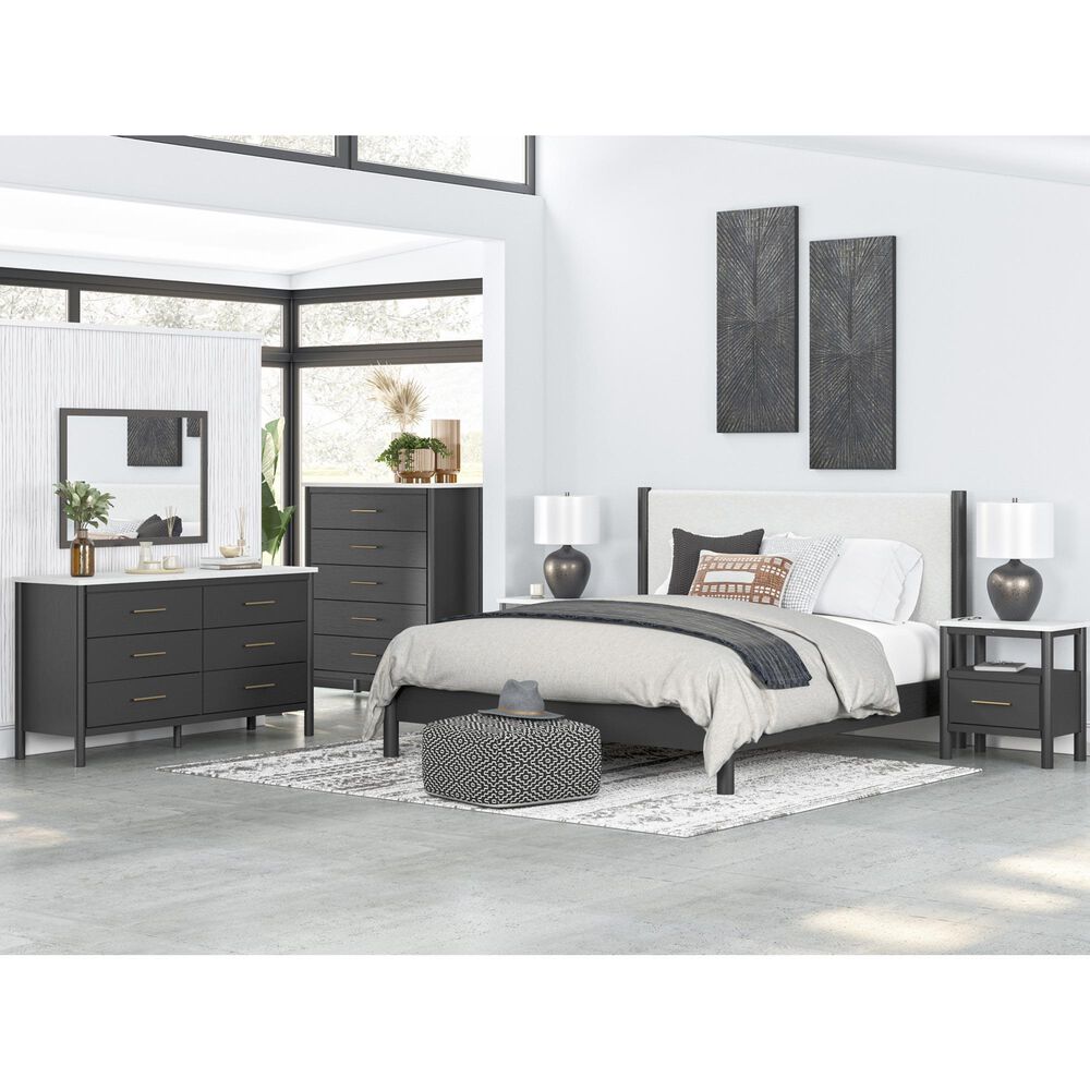 Ashley Cadmori King Platform Bed in Black, , large